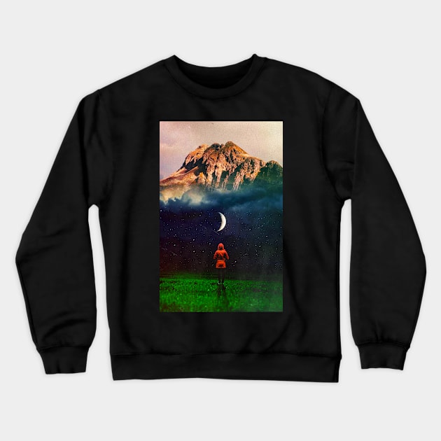 The Hidden Moon Crewneck Sweatshirt by SeamlessOo